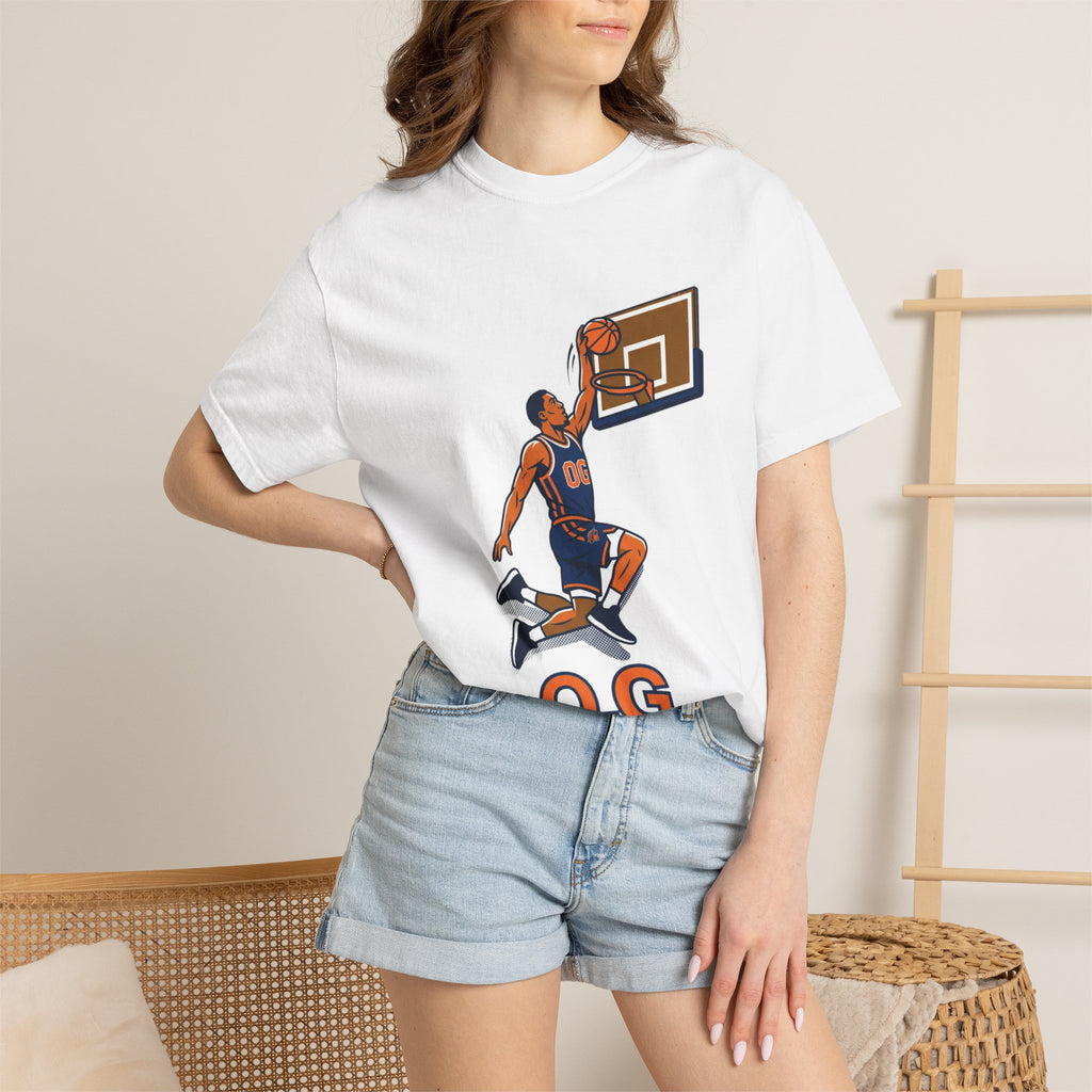 Basketball Dunk O.G. T-Shirt — Retro Player Graphic Tee